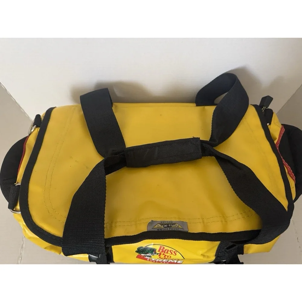 Bass Pro Shops Extreme Boat Bag Duffle Yellow Deck Tuff Waterproof 18x10x10